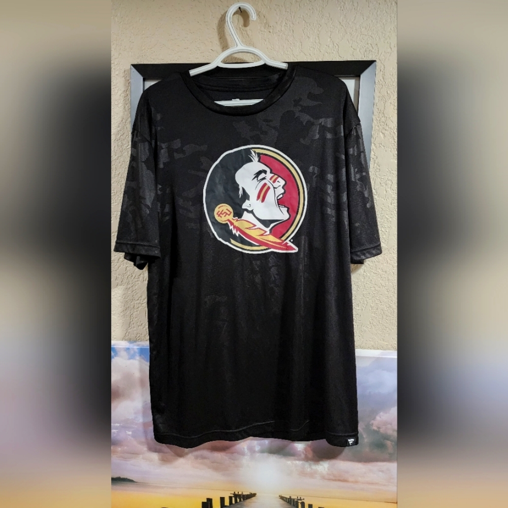 Florida State Seminoles Fanatics Camo Logo T-Shirt - Black